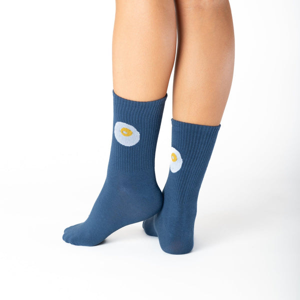 Egg fruit salad cotton socks