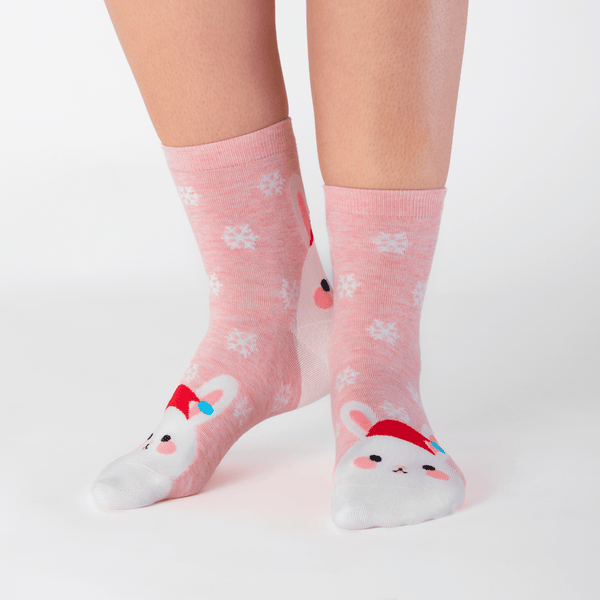 Rabbit Christmas animals cotton socks