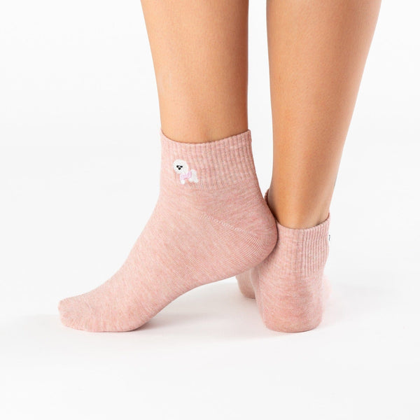 Poodle funny animals cotton socks