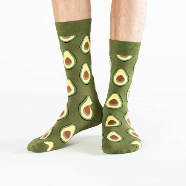 Avocado sushi cotton socks