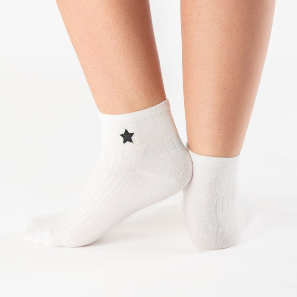 White star cotton socks