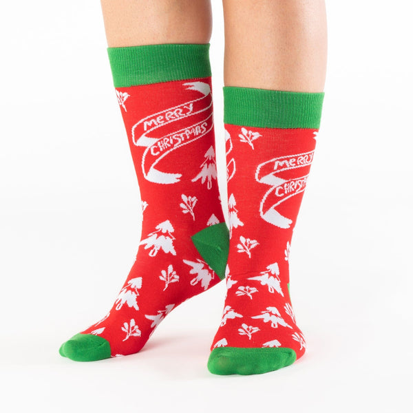 Merry Christmas cotton socks