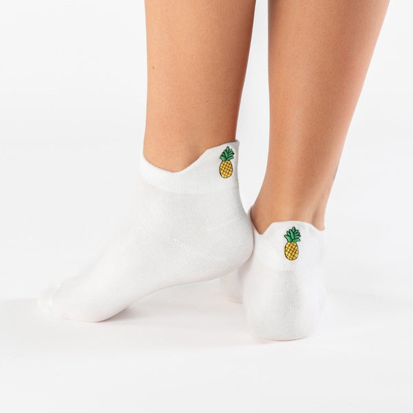 Pineapple fruit tab cotton socks