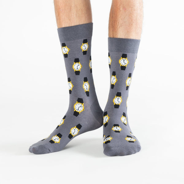 Super dad watches cotton socks