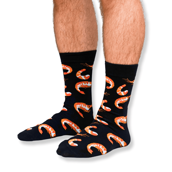 Shrimp fisherman cotton socks