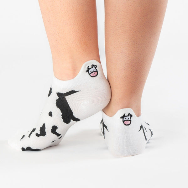 Cow tab cotton socks 