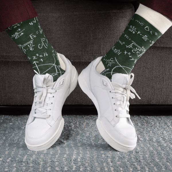 Math funny knee-high cotton socks