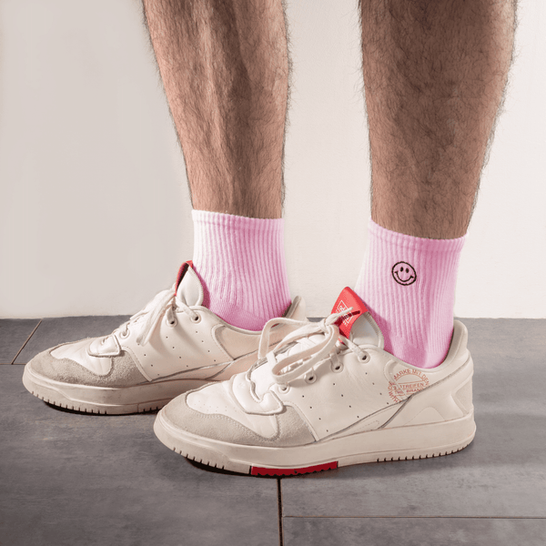 Black smiley socks