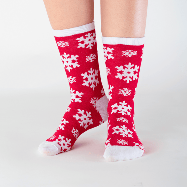 Christmas Snowflake Cotton Socks