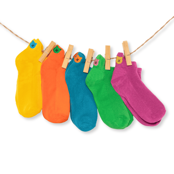 Bear Cub Kids and Babies Socks Gift Box Pack of 5