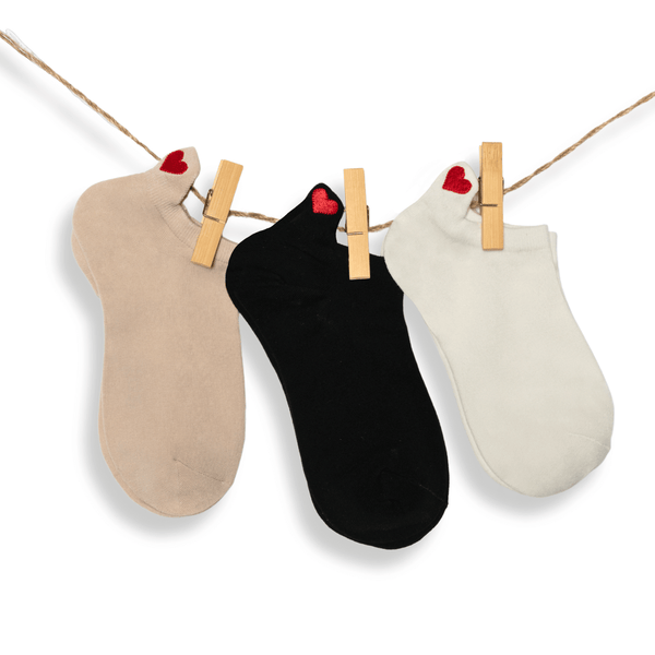 Love cotton socks gift box pack of 3