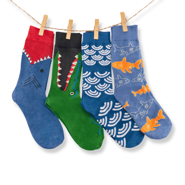 Sea animals cotton socks gift box pack of 5