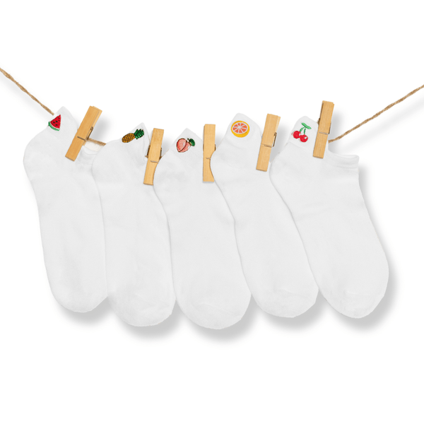 Fruit cotton socks gift box (pack of 5)